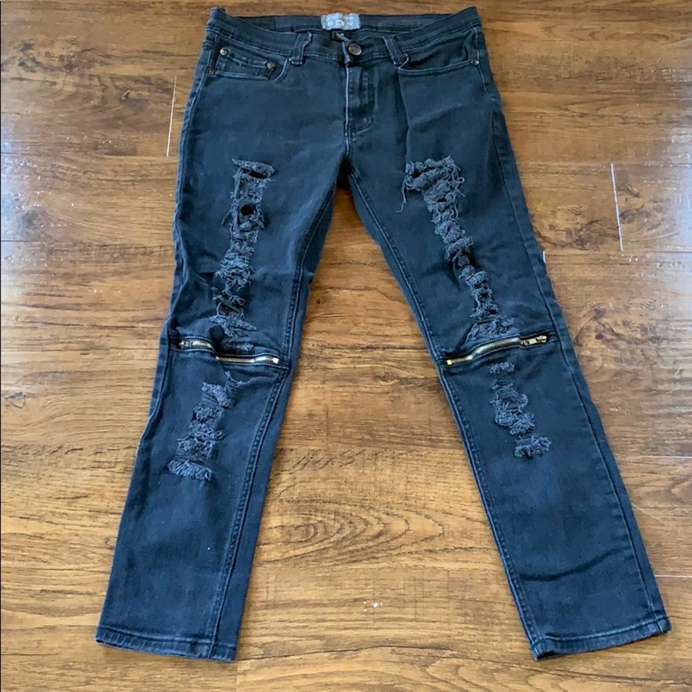 *COMBO* x2 BLEEKER&MERCER Jeans (Tan & Black)